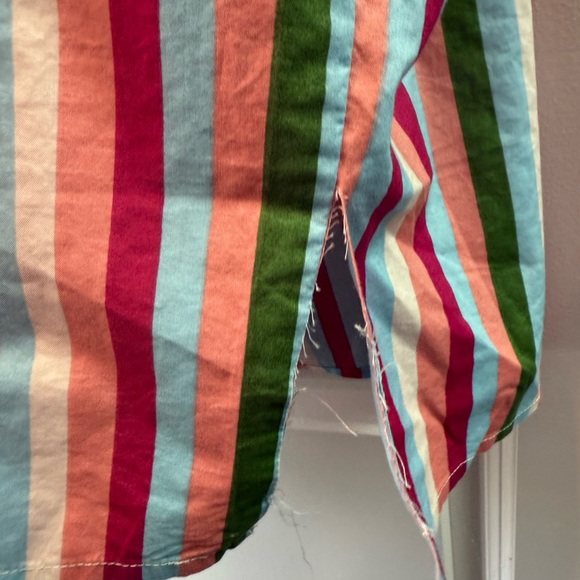 NWOT Printfresh Back to Bed Pajama Set Multicolor Striped 2x - Picture 6 of 7